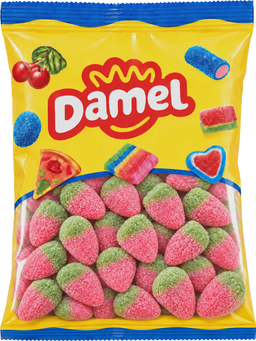 جيلي فراولة حامض جداً